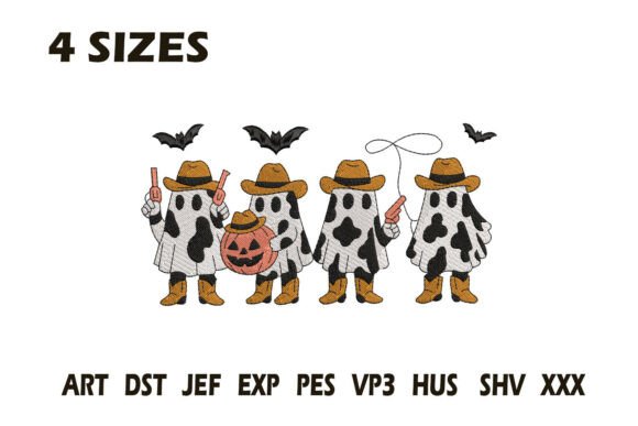 Cowboy Ghosts Halloween Embroidery Review