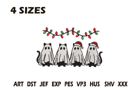 Ghost Cats Christmas Embroidery: A Designer’s Review