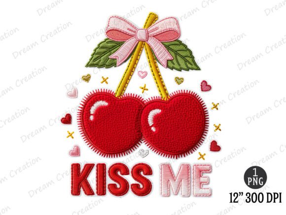 Kiss Me Cherry Embroidery PNG: A Seller’s Review