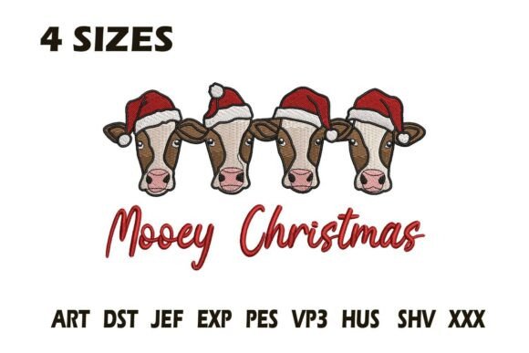 Mooey Christmas Embroidery Review for Apparel