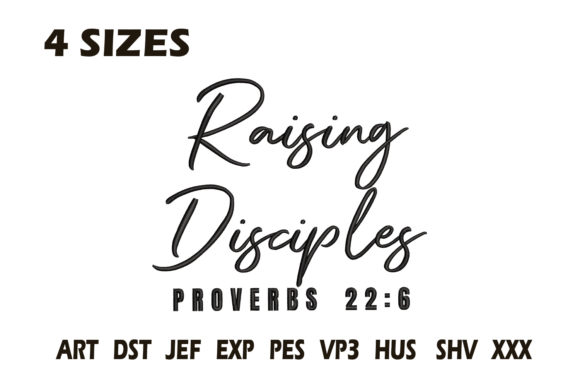Raising Disciples Embroidery Design Review