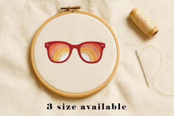 Retro Rainbow Sunglasses Embroidery Review