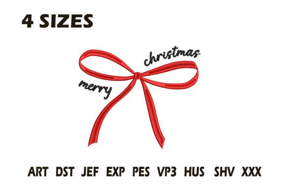 Review: Christmas Bow Embroidery Design for Real Projects