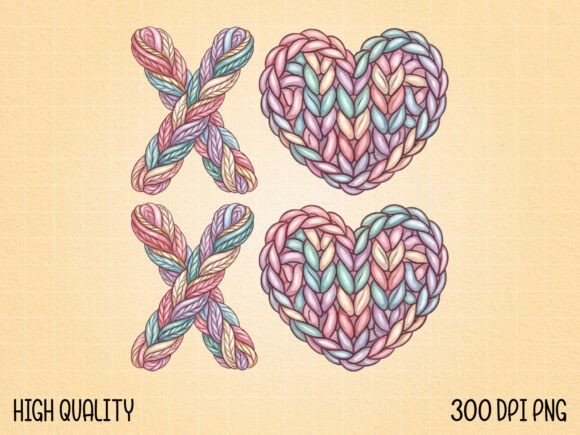Review: Faux Embroidery XOXO Heart PNG for Real Projects