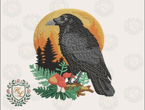 Review: Forest Raven Embroidery Files for Gifts