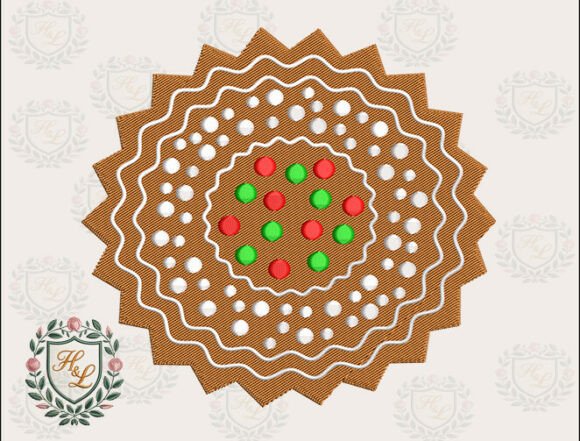 Review: Ginger Cookie Round Embroidery Files
