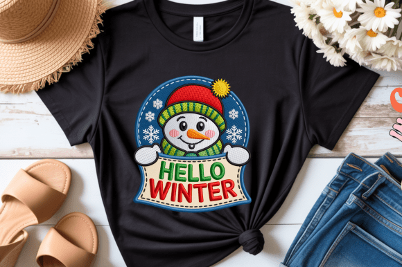 Review: Hello Winter Embroidery Snowman PNG