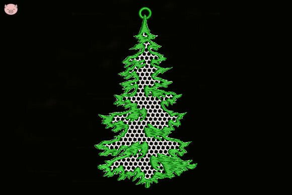 Review: Ornament Christmas Tree Earrings Embroidery
