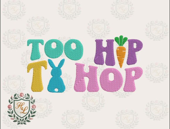 Review: Too Hip to Hop Embroidery Files for Easter