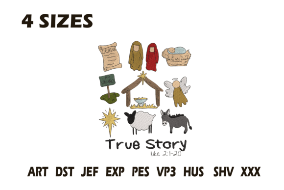 Review: True Story Nativity Scene Embroidery