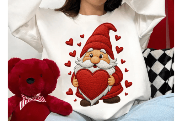 Review: Valentine Gnome Embroidery Style PNG for Gifts