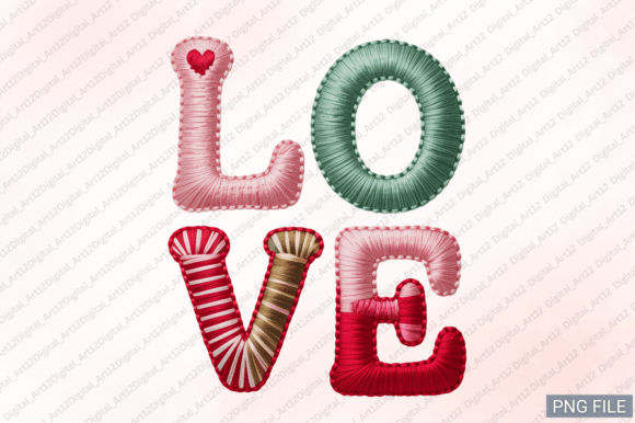 Reviewing Love Embroidery PNG for Valentine Sales