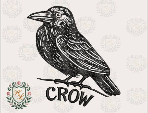 Rustic Bird Crow Embroidery Files Review